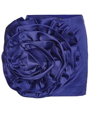 ROTATE BIRGER CHRISTENSEN Big Flower Skirt - Blue