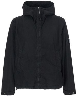 C.P. Company Cotton Blouson Jacket - Black