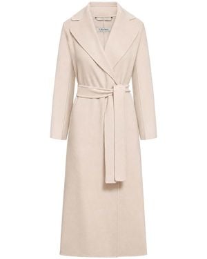 Max Mara Poldo Robe Coat - Natural