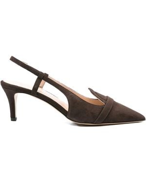 P.A.R.O.S.H. Suedde Slingback - Brown