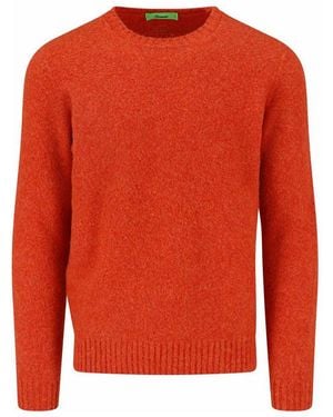 Drumohr Lambswool Sweater - Orange