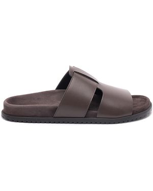 Dolce & Gabbana Dolce & Gabbana Leather Sandals - Brown