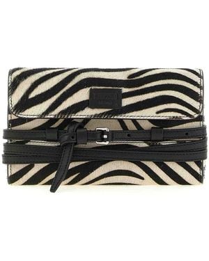 Moschino Tie Me' Wallet On Chain - Black