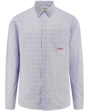 Valentino Striped Cotton Shirt - Blue