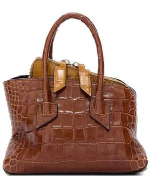 The Attico La Passeggiata Mini Handbag - Brown