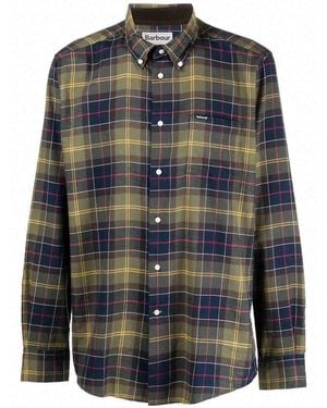 Barbour Pantaloni A Quadri Scozzesi - Grigio