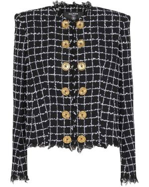 Balmain Tweed Jacket - Black