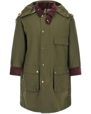 Barbour Waterproof Parka Paul Smith Loves - Green