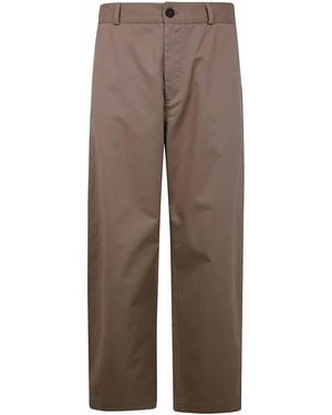 Studio Nicholson Slim Curved Leg Pant - Brown