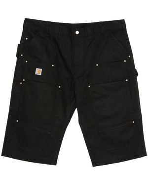 Junya Watanabe X Carhartt Multi-Pocket Canvas Shorts - Black