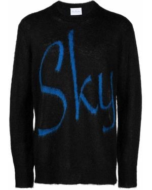 BLUE SKY INN Logo Wool Blend Jumper - Black