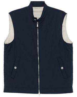 Eleventy Gilet Blu - Blue