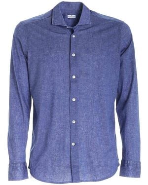 Sonrisa Melange Shirt - Blue