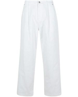 Moschino Cotton Trousers - White