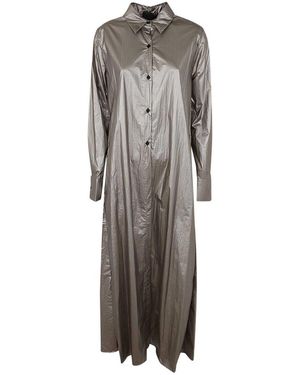 Maria Calderara Wrap Shirt - Gray