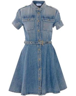 McQueen Denim Dress - Blue