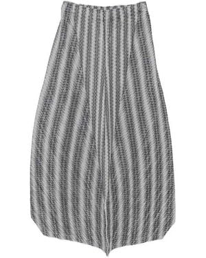 Pleats Please Issey Miyake Casual Hose - Grau