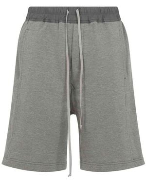 Rick Owens Drkshdw Wide Pusher Shorts - Grey