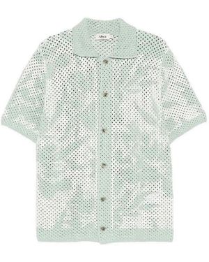 Altea Floreal Print Short Sleeve Shirt - Blue