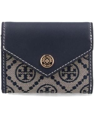 Tory Burch Small Trifold Wallet - Blue