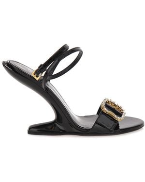N°21 Ghost Heel Sandal - Black