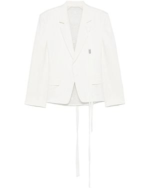 Ann Demeulemeester Jacket - White