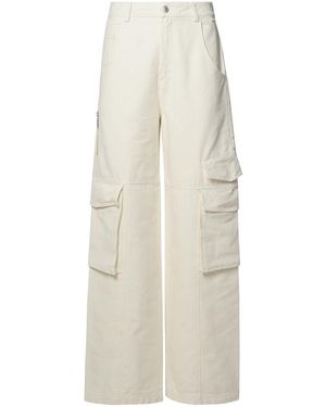 Gcds Cotton Jeans - White