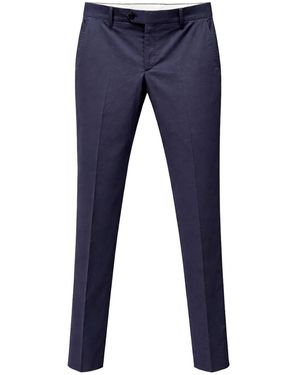 Franzese Collection Irish Linen Trousers - Blue