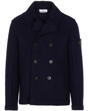Stone Island Cappotto - Blu