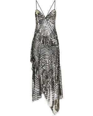 PUCCI Semi-Transparent Long Dress - White