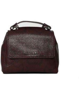 Orciani Sveva Exotic Mini Handbag - Brown