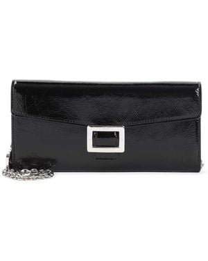 Roger Vivier Belle Clutch - Black