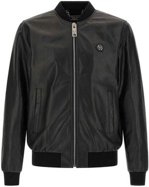 Philipp Plein Billy Bomber Jacket - Black