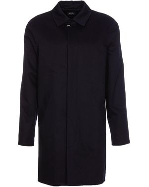A.P.C. Mac Ville Trench - Blue