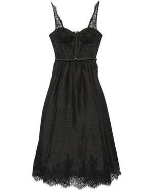 Zimmermann Vestido Midi - Negro