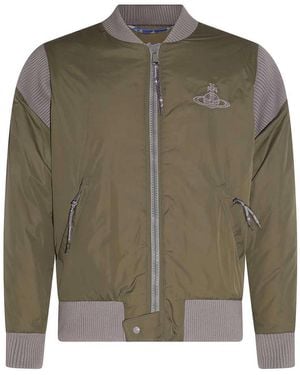 Vivienne Westwood Army Nylon Down Jacket - Green