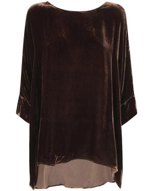 BIANCO LEVRIN Rene Round Neck Shirt - Black