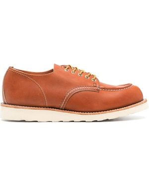 Red Wing Shop Moc Leather Derby Shoes - Brown