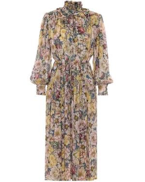 Twinset Floral Print Dress - Natural