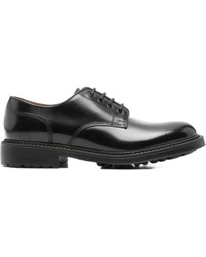 Doucal's Derby Lace Up - Black