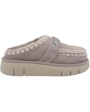 Mou Goat Bounce Clog Suede - Grey