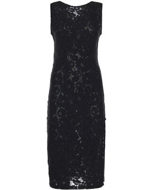 Pinko Floral Lace Dress - Black