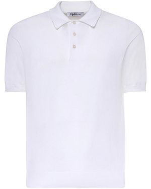 Giuliano Galiano Cotton Polo - White