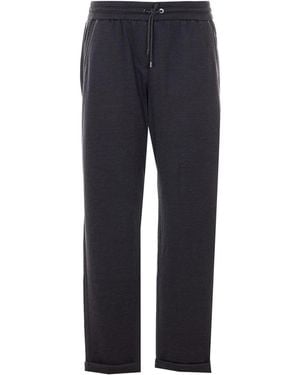 Brunello Cucinelli Track Pants - Blue