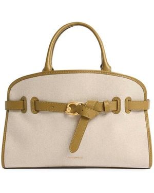 Coccinelle Medium Sabine Bag - Natural