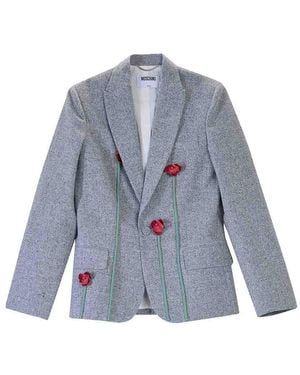 Moschino Poppies Jacket - Blue