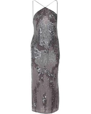 Patrizia Pepe Long Dress - Gray