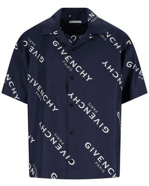 Givenchy Silk Shirt - Blue