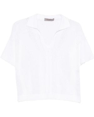 D. EXTERIOR Polo Shirt - White