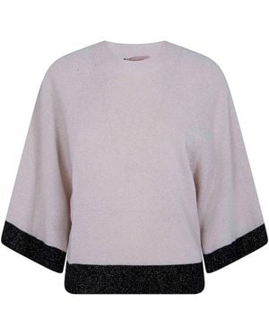 Twinset Round Neck Sweater - Gray